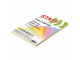 Бумага цветная STAFF "Profit" МАЛОГО ФОРМАТА (148х210 мм), А5, 80 г/м2, 100 л. (5цв. х 20 л.), цветная пастель, для офиса и дома, 110891