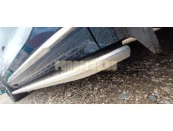 Пороги OEM Style для Geely Monjaro 2021-