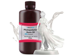 Фотополимерная смола для 3Д принтера Standard High Clear 10k Прозрачный LCD DLP 385-405nm SOLORSN