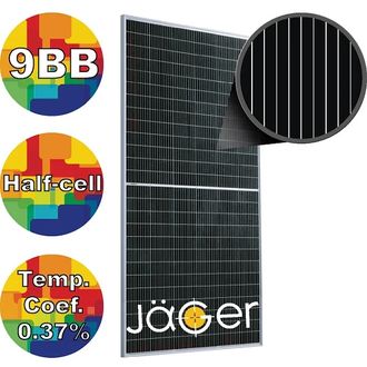Солнечная батарея Risen 430Вт моно 9BB JAGER Half-Cell RSM156-6-430M