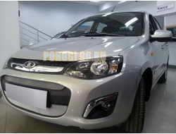 Защита радиатора Lada Kalina Cross 2015- (2 части) chrome