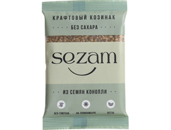 Козинак из семян конопли, 65г (SEZAM)