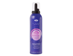 LISAP MILANO Мусс для осветленных, мелированных и седых волос Light Scale Care Anti Yellow Mousse, 250 мл