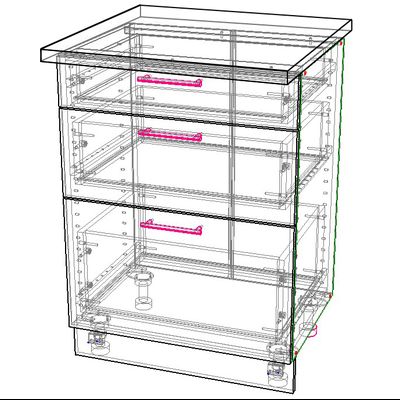 Стол кухонный Аляска Н-63 (600)