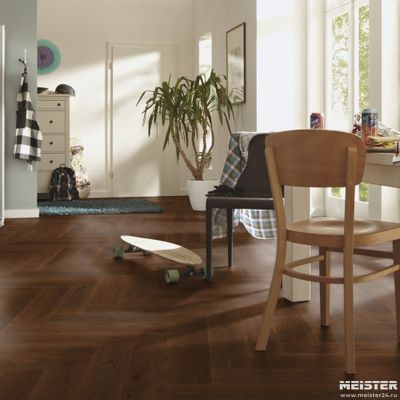 Паркетная доска Meister Дуб Витал Приглушенный 8813 PS500R