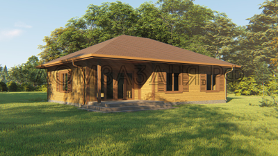 Коттедж 13x10