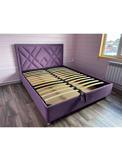 ОДНОСПАЛЬНАЯ, ДВУСПАЛЬНАЯ КРОВАТЬ КАРАТ, С МЯГКИМ ИЗГОЛОВЬЕМ, ФАНЕРА, НА НОЖКАХ, УСИЛЕННАЯ МЕТАЛЛОМ, С ПОДЪЕМНЫМ МЕХАНИЗМОМ И БЕЛЬЕВЫМ ЯЩИКОМ ОТ ПРОИЗВОДИТЕЛЯ