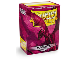Протекторы "Dragon Shield" матовые Magenta (100 шт.)