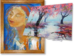 Каталог обогревателей с репродукциями известных картин