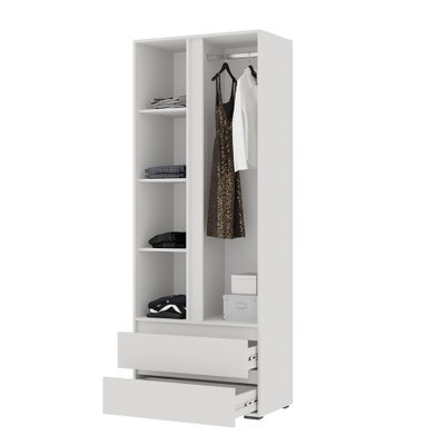 Хелен ШК 01 Шкаф 2-х дверный 800х2100х465 белый