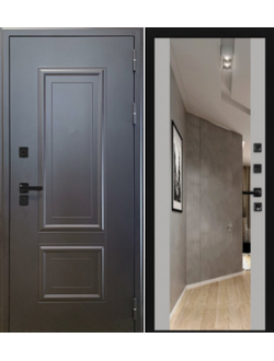 Входная Дверь TERMO Штамп Квест с зеркалом
