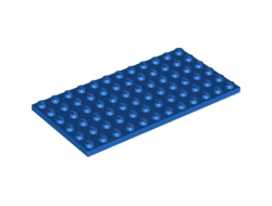 Plate 6 x 12, Blue (3028 / 302823 / 6186644)