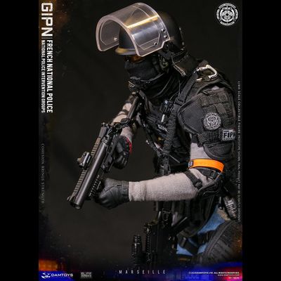 ФРАНЦУЗСКИЙ СПЕЦНАЗОВЕЦ GIPN - КОЛЛЕКЦИОННАЯ ФИГУРКА 1/6 SCALE FRENCH NATIONAL POLICE GIPN IN MARSEILLE (78076) - DAMTOYS