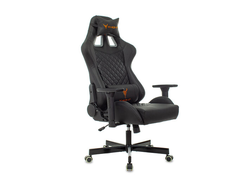 Кресло компьютерное Knight ARMOR, 2 подушки, экокожа премиум, черное