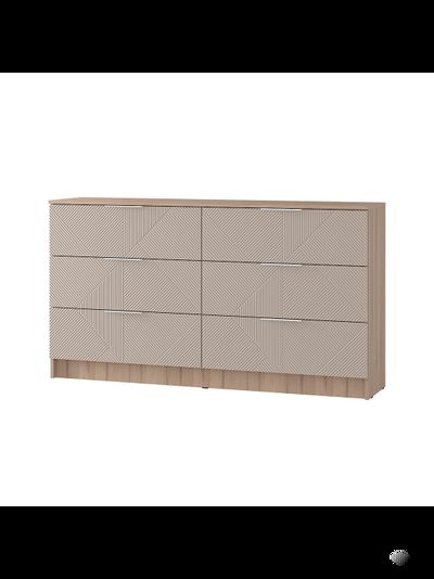 Эмилия КМ-04 комод Дуб смоки/Айриш (MF03)