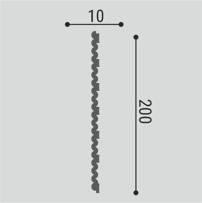 Bello Deco стеновая 3d панель из дюрополимера СП 08/2,6