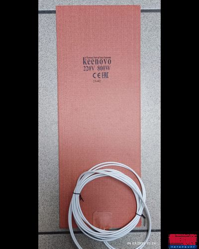Гибкая нагревающая пластина 800 Вт 220 В (152х405) Keenovo