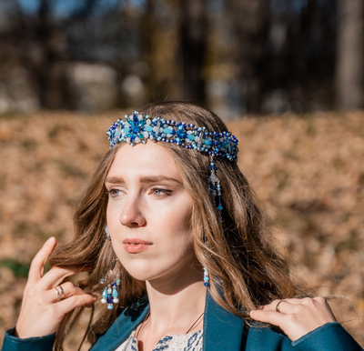 Очелье хрустальное "Василиса"