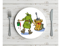 Тарелка на 23 февраля №10