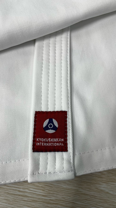 Детские доги (кимоно) отбеленные киокушинКАН