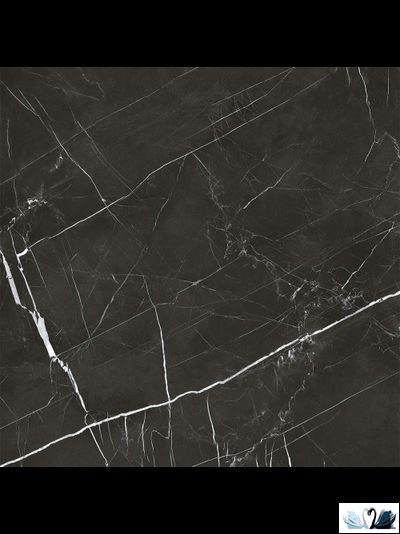 Керамогранит Zerde Tile Royal black 60х60 см под мрамор купить в магазине Marysя Краснодар