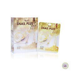 Тканевая маска c Улиткой и Золотом Moods Snail Plus + Gold