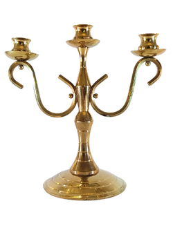 Подсвечник Ретро Бронза 24*24*12 (Аренда)