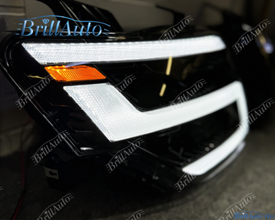 Фары Mitsubishi Pajero 4 2006-2025 тюнинг 4 линзы