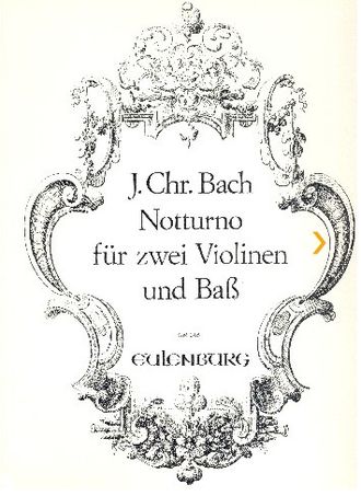 Bach, Johann Christian Notturno für 2 Violinen und Bc