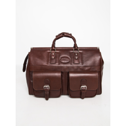 Кожаный саквояж Fabriano premium brown (арт. 4008-53)