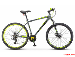 Велосипед STELS Navigator-700 MD 27.5" F010 серый/желтый
