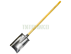 Титановая лопата прямая (полукруг) ВТ-20  Неубивашка