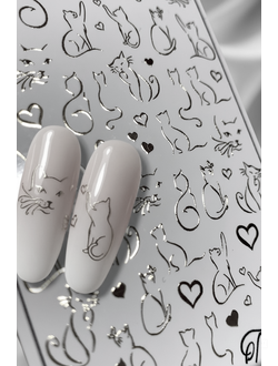 Слайдер-дизайн MilliArt Nails Металл MTL-283