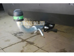 Фаркоп Лидер-Плюс для MITSUBISHI L200 2015-(С БЫСТРОСЪЕМНЫМ ШАРОМ)