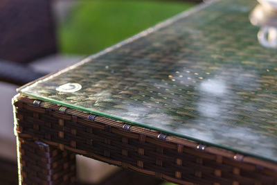 Обеденный комплект Aroma темно-коричневый на 4 персоны