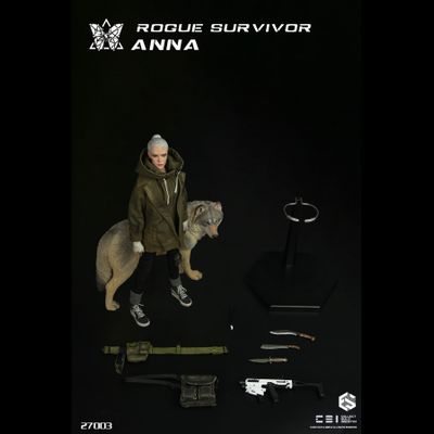 Бродяга Анна - Коллекционная ФИГУРКА 1/6 Rogue Survivor Anna (27003) - CBI x Easy&amp;Simple