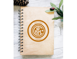 Скетчбук деревянный Интер, FC Inter №4