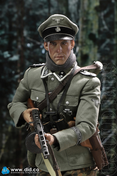 Немецкий командир ФИГУРКА 1/6 scale Action figure Fredo SS-Panzer-Division MG42 Gunner C D80132 DiD