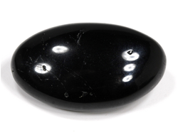 Турмалин черный, Шерл, галтовка, Бразилия (34*20*13 мм, 15 г) №28484