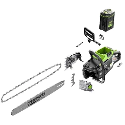 Цепная аккумуляторная пила Greenworks OCS800