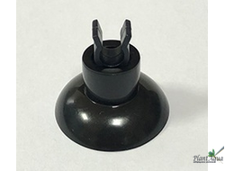 Присоска черная с клипсой для компрессорных и CO2 шлангов