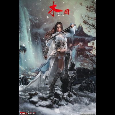 Китайская воительница Мулан (в белом) - КОЛЛЕКЦИОННАЯ ФИГУРКА 1/6 MULAN - White (PL2023-204B) - TBLeague