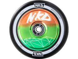 Купить колесо NKD Metal Pro (Green) 100 для трюковых самокатов в Иркутске