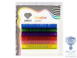Ресницы палитра "Multicolor" Lovely MINI - 6 линий