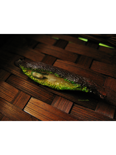 Дух живого леса. Кулон из полимерной глины. Талисман в виде дриады - духа леса