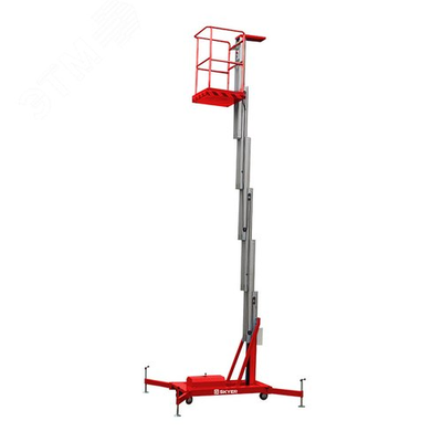 Телескопический подъемник SKYER высота подъема 9 м, 220 в GTWY9-100S AС