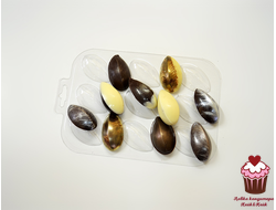 Форма пластик Конфеты лепестки