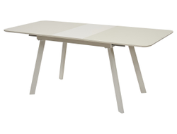 Стол DOUGLAS 140 шампань матовый/ матовое стекло М-City