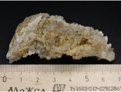 Халцедон, Кальцит, Россия, Северный Кавказ, КЧР, Усть-Джегутинский район (66*34*23 мм, 34 г) №27131