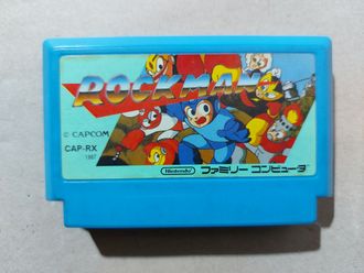 №186 Rock Man 1 - Mega Man 1  для Famicom / Денди (Япония)